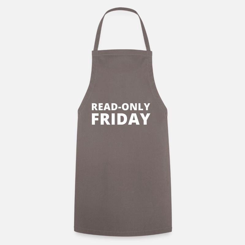 Read Only Friday Admin Informatik IT EDV Nerd - Cooking Apron - grey