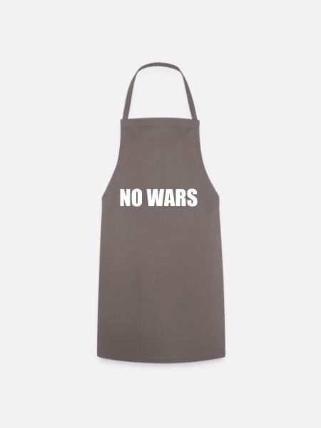 no wars - Kochschürze - Grau
