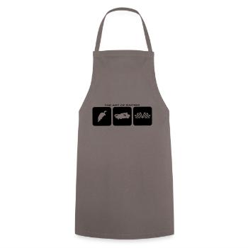 Car Car Racing Motorsport Racing Rally Car - Cooking Apron - grey - Front - AI Model Male 185 dark (185cm)