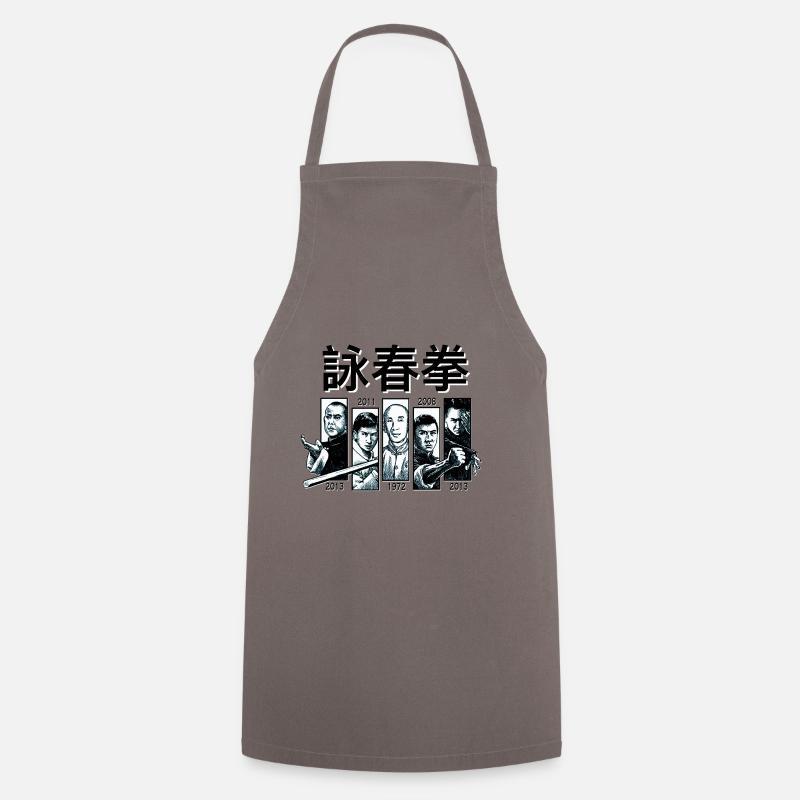 kung-fu - Tablier de cuisine - gris
