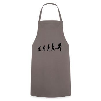 Foot US - Tablier de cuisine - gris - Devant - AI Model Male 185 dark (185cm)