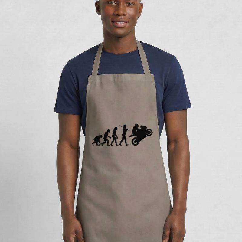 motorcycle evolution Cooking Apron