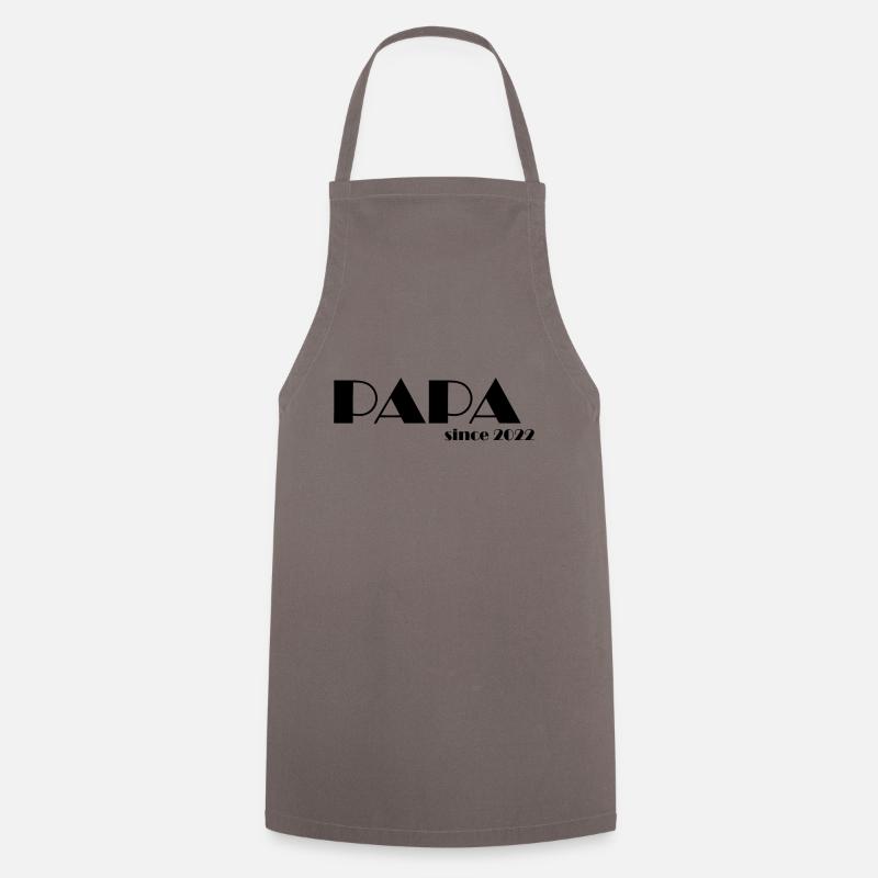 Papa 2022 s - Tablier de cuisine - gris
