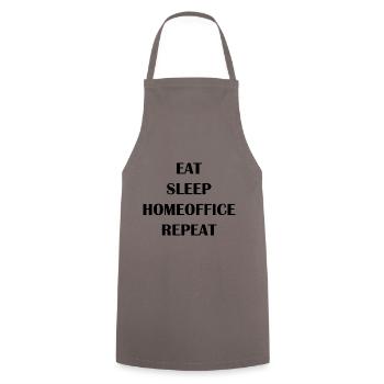 Manger dormir à domicile Bureau Répéter le cadeau - Tablier de cuisine - gris - Devant - AI Model Male 185 dark (185cm)