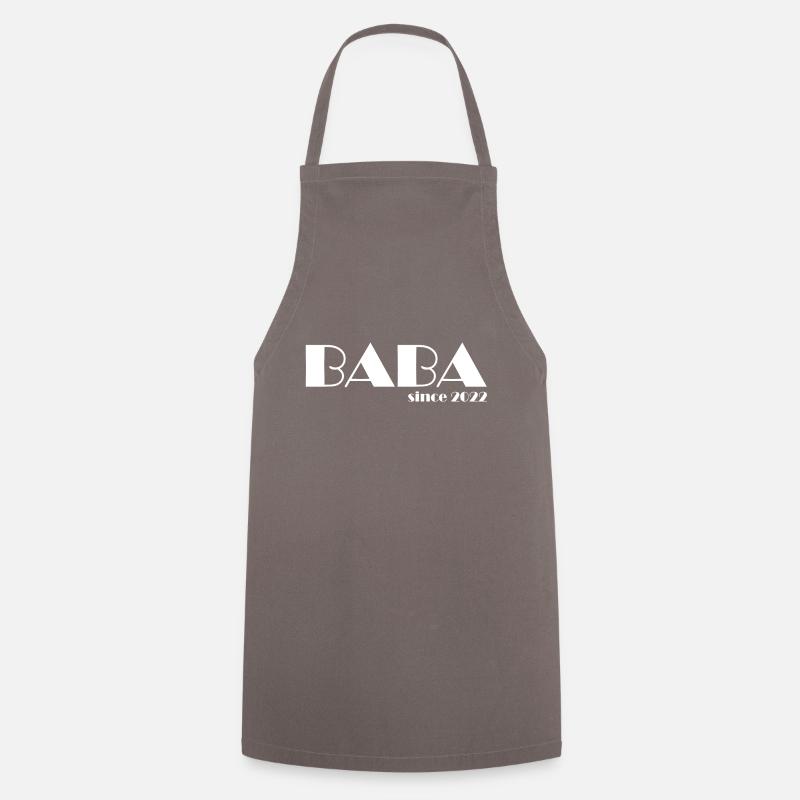 BABA depuis 2022 w - Tablier de cuisine - gris