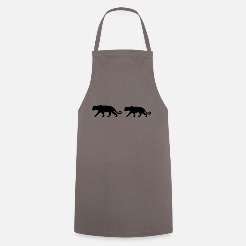 Panthère 2 - Tablier de cuisine - gris