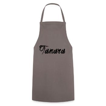Tamara - Kochschürze - Grau - Vorne - AI Model Male 185 dark (185cm)