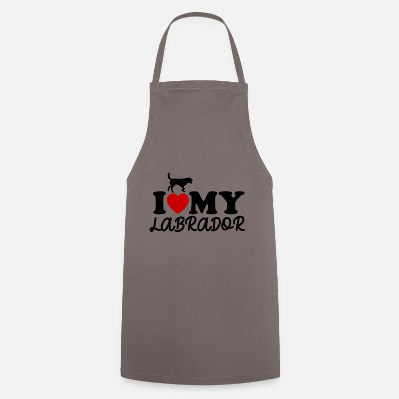Labrador - Tablier de cuisine - gris