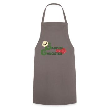 Le gangster du jardin - Tablier de cuisine - gris - Devant - AI Model Male 185 dark (185cm)