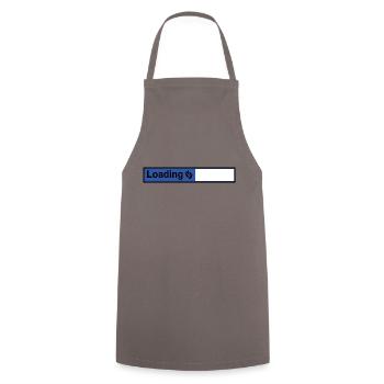 Schwangerschaft Babyparty Babyshower Boy Girl - Kochschürze - Grau - Vorne - AI Model Male 185 dark (185cm)