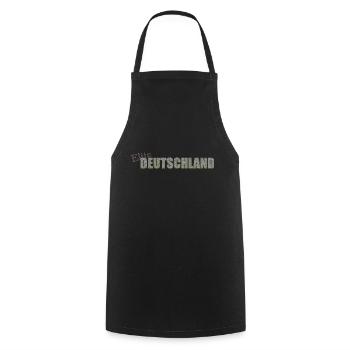 Elite Deutschland - Kochschürze - Schwarz - Vorne - AI Model Male 185 dark (185cm)
