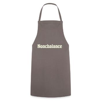 Nonchalance - Kochschürze - Grau - Vorne - AI Model Male 185 dark (185cm)
