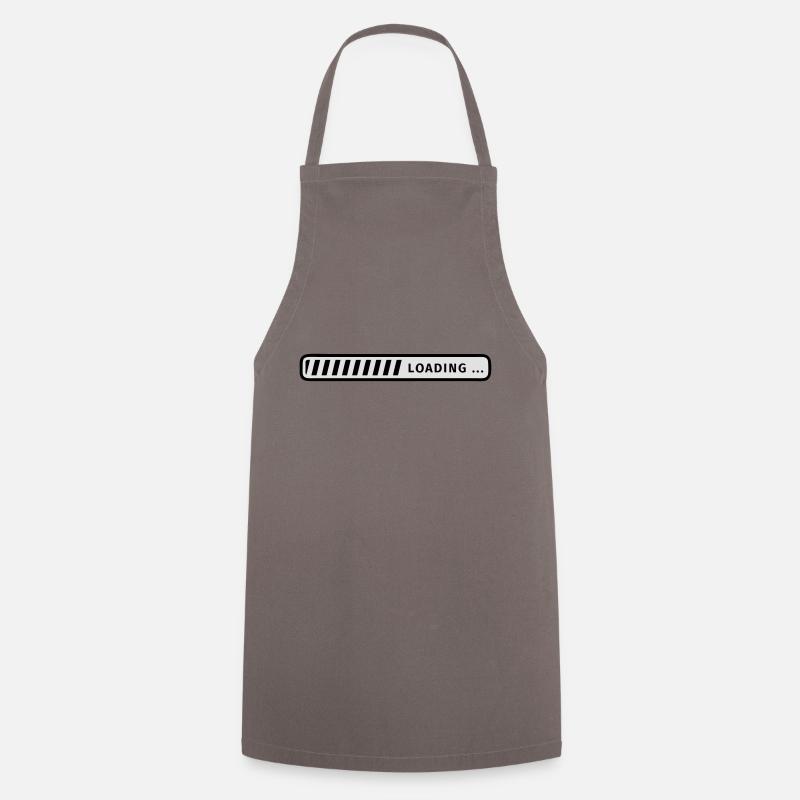 barre de progression - Tablier de cuisine - gris