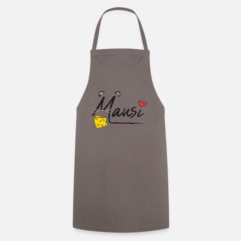 Mausi - Kochschürze - Grau