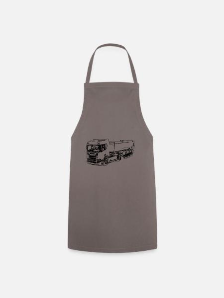 Camion camion - Tablier de cuisine - gris