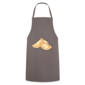 Pierogi - Cooking Apron - grey - Front - AI Model Male 185 dark (185cm)