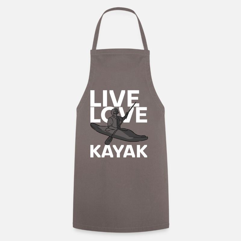 Canottaggio in canoa in kayak - Grembiule da cucina - grigio