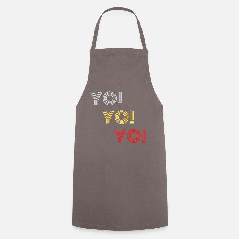 YO! - Tablier de cuisine - gris