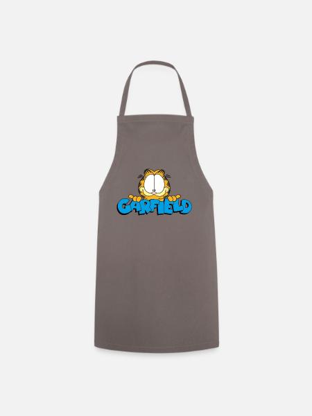 Garfield Face Logo - Cooking Apron - grey