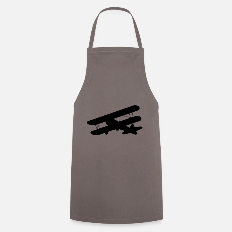 plane - Cooking Apron - grey