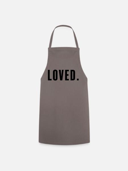 Loved. - Kochschürze - Grau