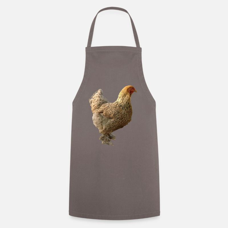 Huhn - Kochschürze - Grau