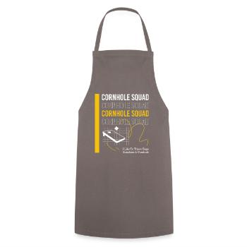Sac à lancer Cornhole Player Sack - Tablier de cuisine - gris - Devant - AI Model Male 185 dark (185cm)