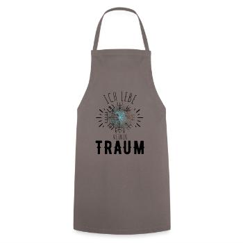 Wegweiser RUNEN Motivation - VEGVISIR - Kochschürze - Grau - Vorne - AI Model Male 185 dark (185cm)