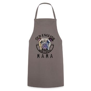 Bulldog Bulldog Bulldogs Maman - Tablier de cuisine - gris - Devant - AI Model Male 185 dark (185cm)