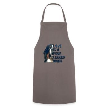 Bouvier bernois - Tablier de cuisine - gris - Devant - AI Model Male 185 dark (185cm)