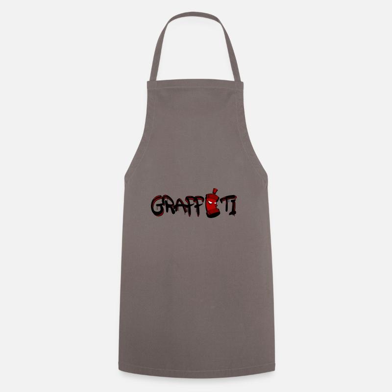 graffiti - Cooking Apron - grey