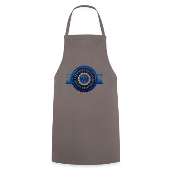 Nityananda Vartmani Bleu - Tablier de cuisine - gris - Devant - AI Model Male 185 dark (185cm)