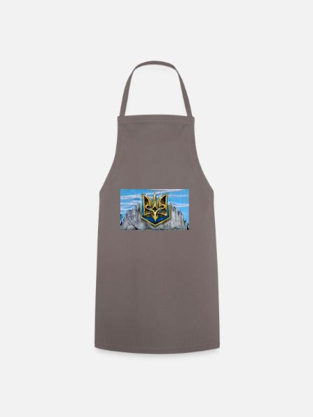 Glory To Ukraine - Kochschürze - Grau
