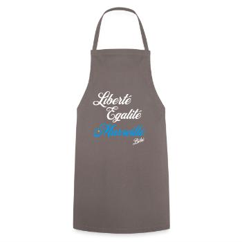Tee-shirt Marseille Chic - Tablier de cuisine - gris - Devant - AI Model Male 185 dark (185cm)