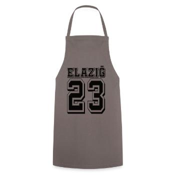 Elazig 23 - Kochschürze - Grau - Vorne - AI Model Male 185 dark (185cm)