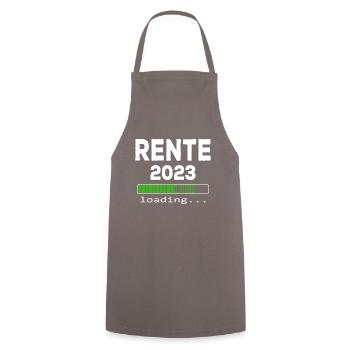 Rente 2023 loading - Kochschürze - Grau - Vorne - AI Model Male 185 dark (185cm)