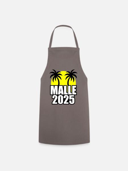 Malle 2025 - Kochschürze - Grau