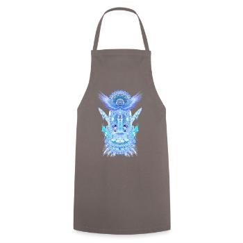 Aqua 2023 29 Aqua Ruka 24 - Cooking Apron - grey - Front - AI Model Male 185 dark (185cm)