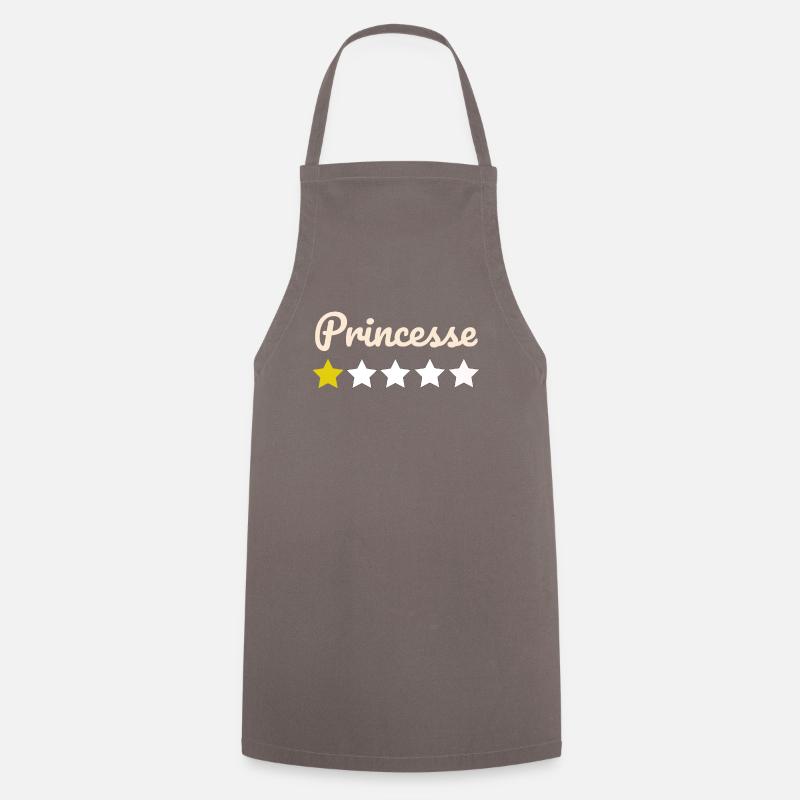 Princesse 1 étoile - Tablier de cuisine - gris