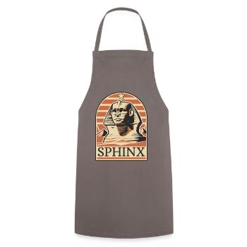 Sphinx - Cooking Apron - grey - Front - AI Model Male 185 dark (185cm)