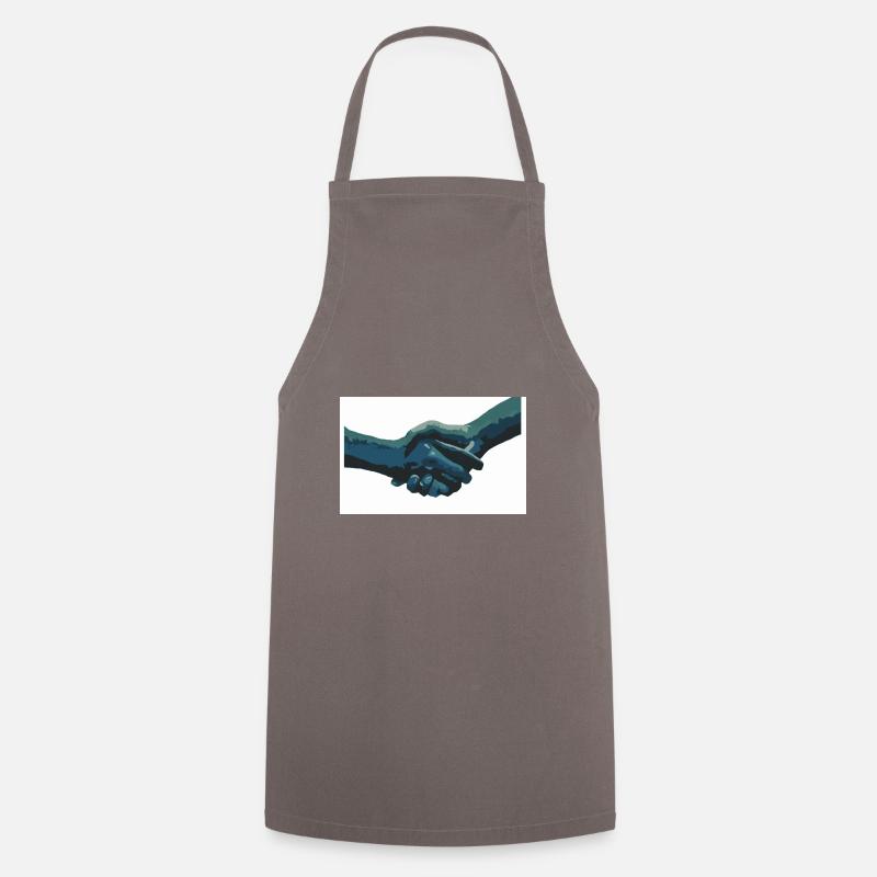 main dans la main - Tablier de cuisine - gris