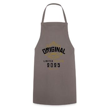 Anniversaire édition limitée 2025 - Tablier de cuisine - gris - Devant - AI Model Male 185 dark (185cm)