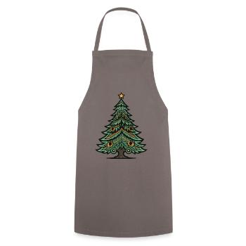 Arbre de Noël Noël - Tablier de cuisine - gris - Devant - AI Model Male 185 dark (185cm)