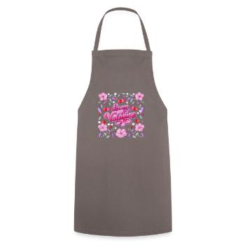Be My Valentine - Cooking Apron - grey - Front - AI Model Male 185 dark (185cm)