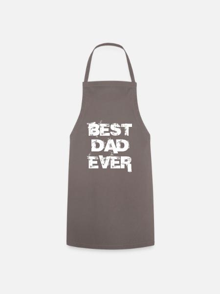 best dad ever - Kochschürze - Grau
