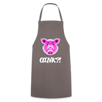 Waldfreunde Oinkv2 - Kochschürze - Grau - Vorne - AI Model Male 185 dark (185cm)