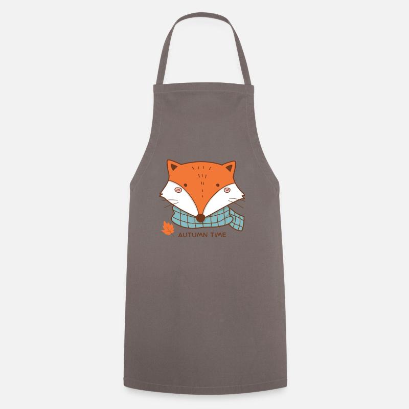 Autumn - Cooking Apron - grey