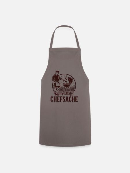 Chefsache - Kochschürze - Grau