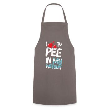 Scuba Diving Diver Diver - Cooking Apron - grey - Front - AI Model Male 185 dark (185cm)