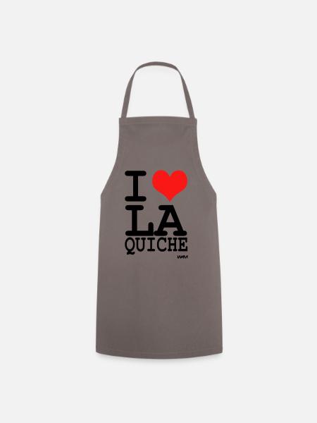 la quiche - Kochschürze - Grau